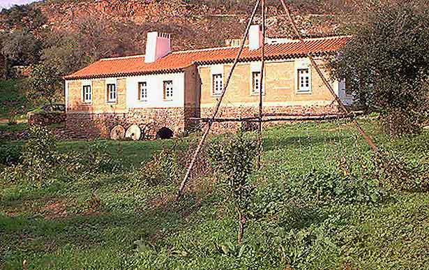 Moinho do Bispo - Ferienhaus bei Aljezur - Auenansicht